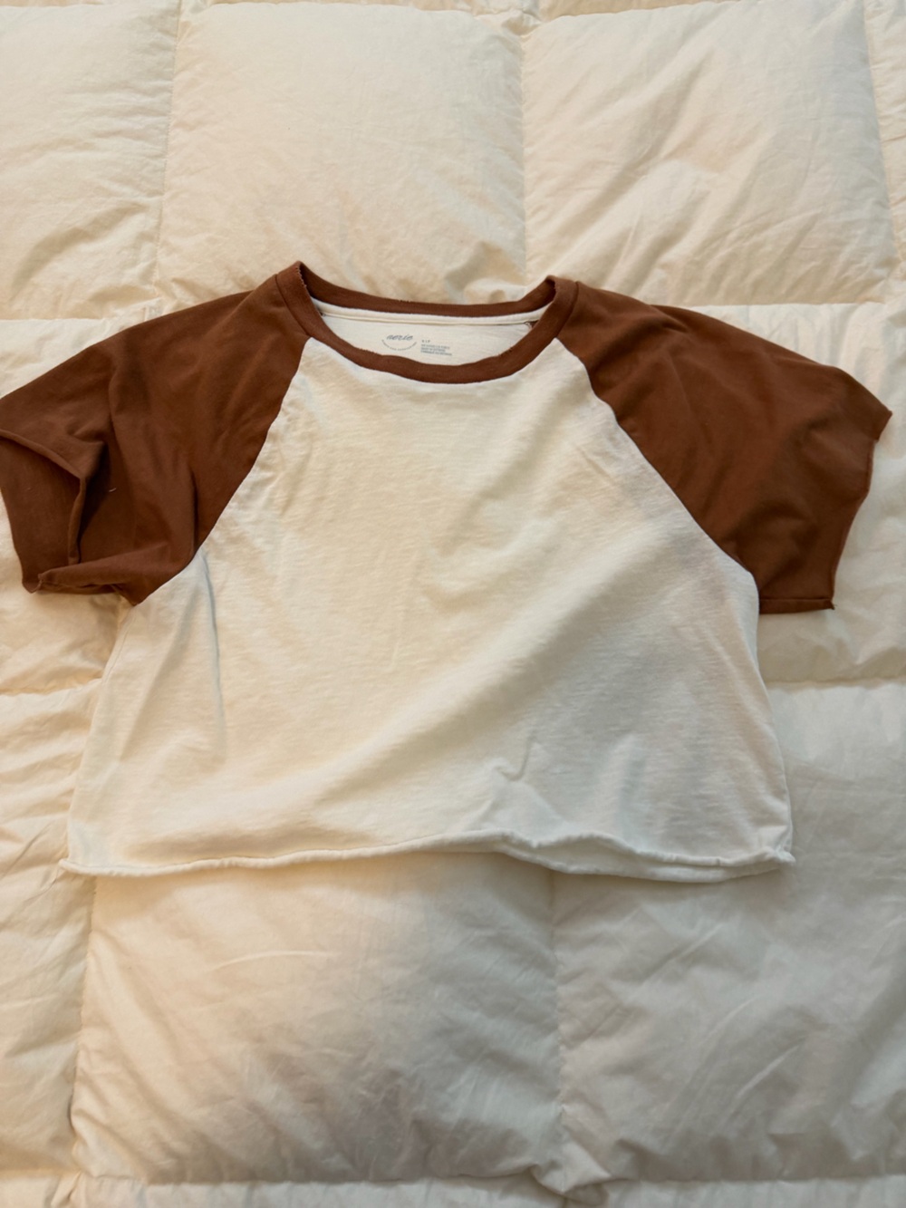 Aerie Short Sleeve Crop Top